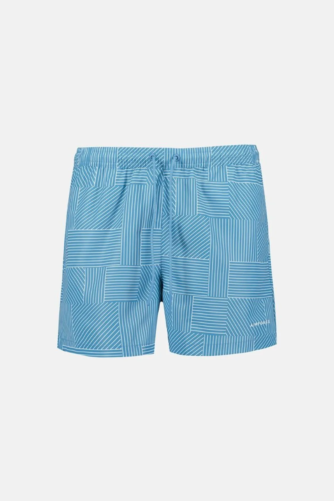 Airforce Mens Swim Short Print Stripe