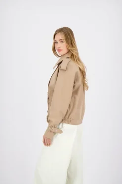 Airforce Womens Cropped Trenchcoat