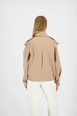 Airforce Womens Cropped Trenchcoat