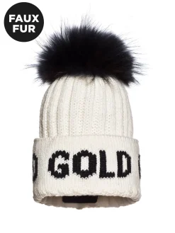 Goldbergh Hodd Beanie Faux Pom