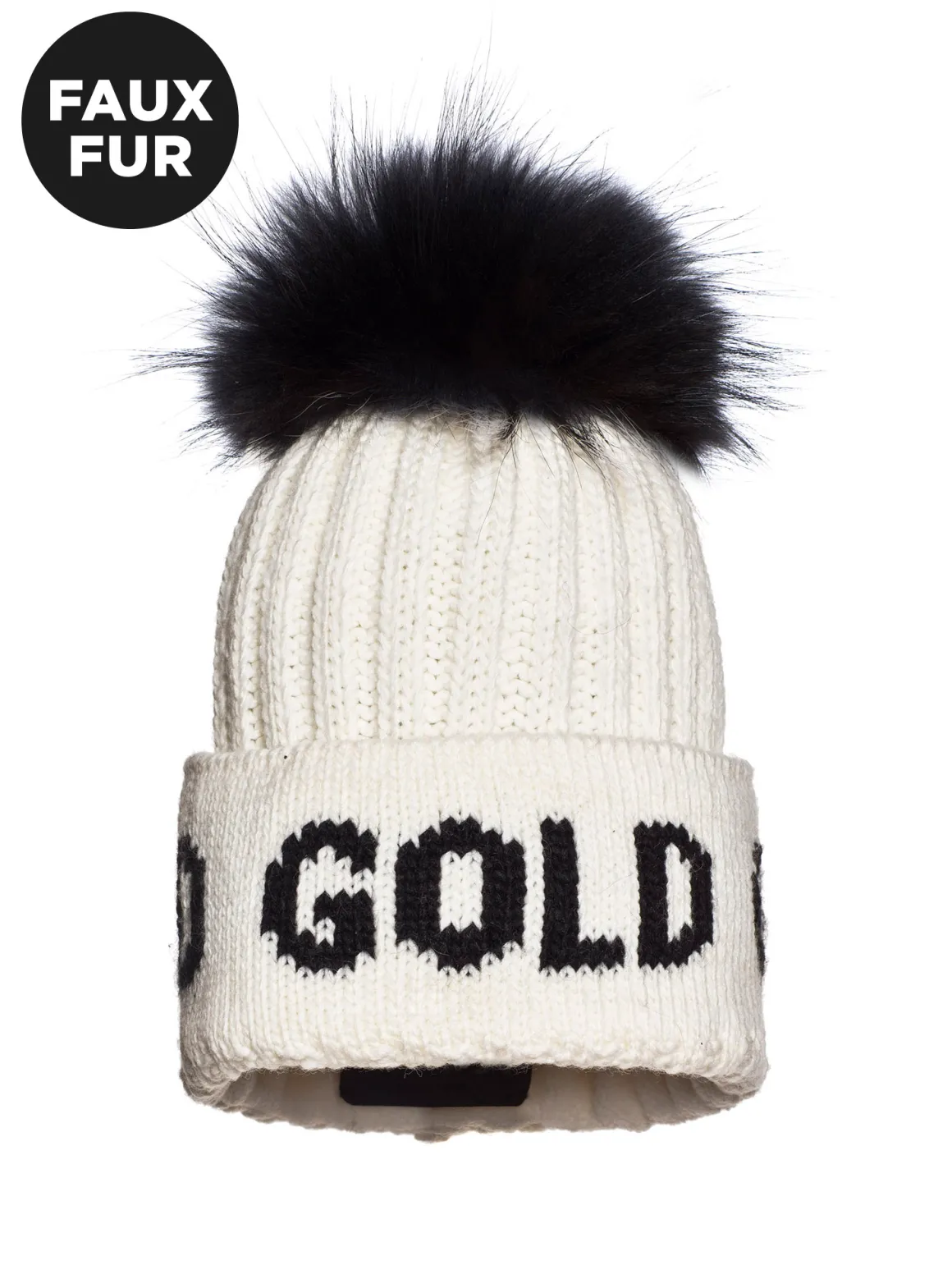 Goldbergh Hodd Beanie Faux Pom