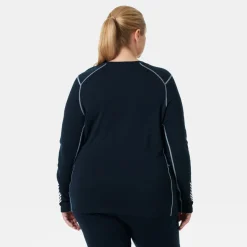 Helly Hansen Womens Lifa Merino Midwt Crew Plus