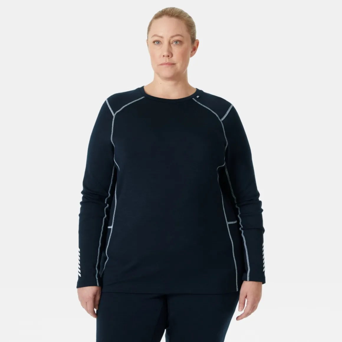 Helly Hansen Womens Lifa Merino Midwt Crew Plus