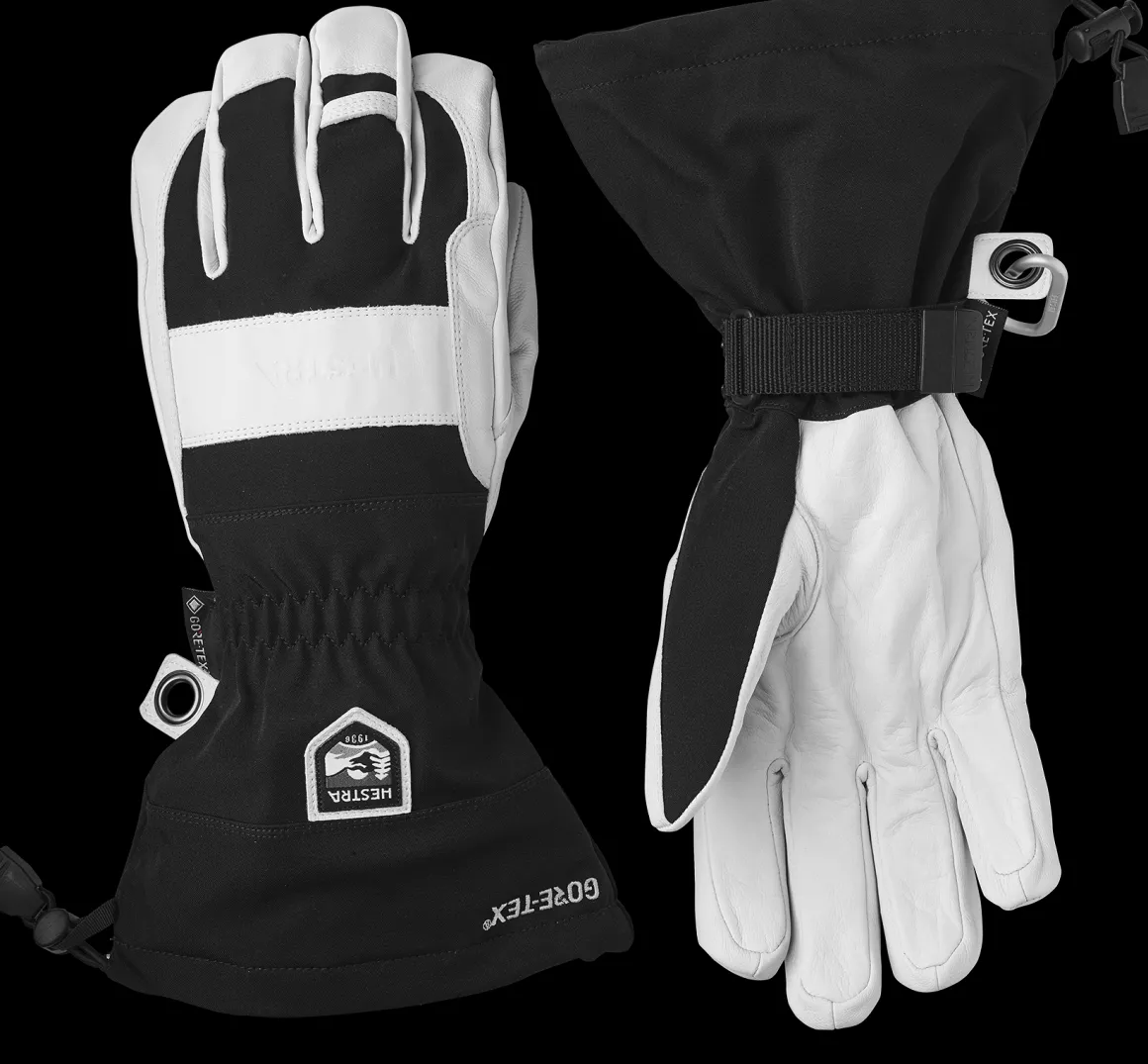 Hestra Army Leather Heli Ski GTX Gore grip technology 5-fing