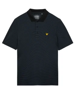 LYLE Mens Golf Microstripe Polo