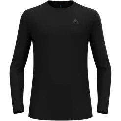 Odlo Mens BL Top Crew Neck L/S Merino 160