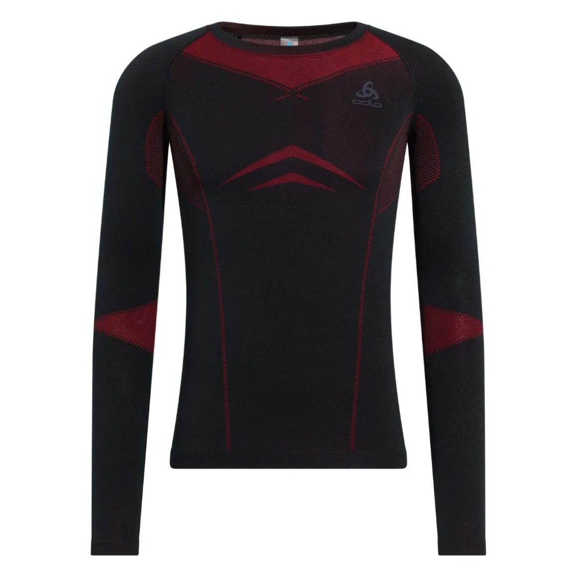 Odlo Mens Performance Warm L/S Crew Neck Shirt