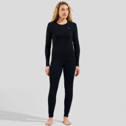 Odlo Womens BL Top Crew Neck L/S Merino 200