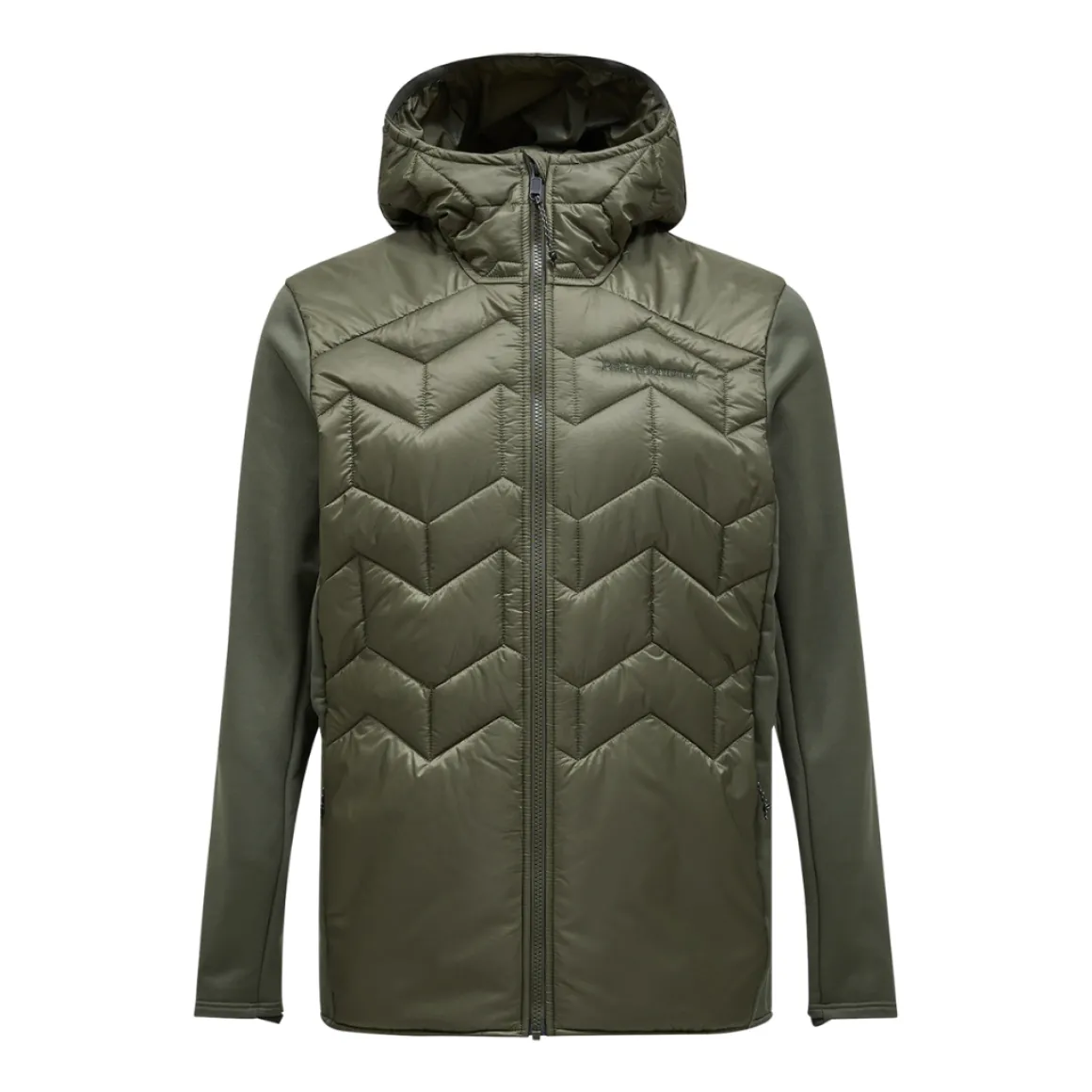 Peak Performance Mens Elevate Liner Hybrid Hood Jacket