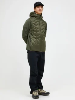 Peak Performance Mens Elevate Liner Hybrid Hood Jacket