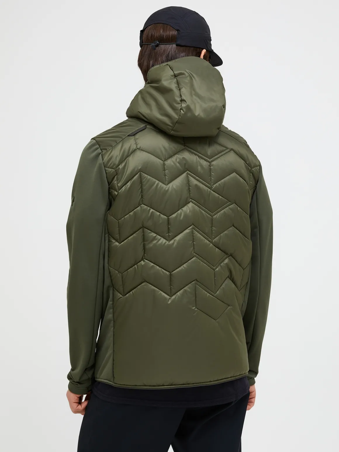 Peak Performance Mens Elevate Liner Hybrid Hood Jacket
