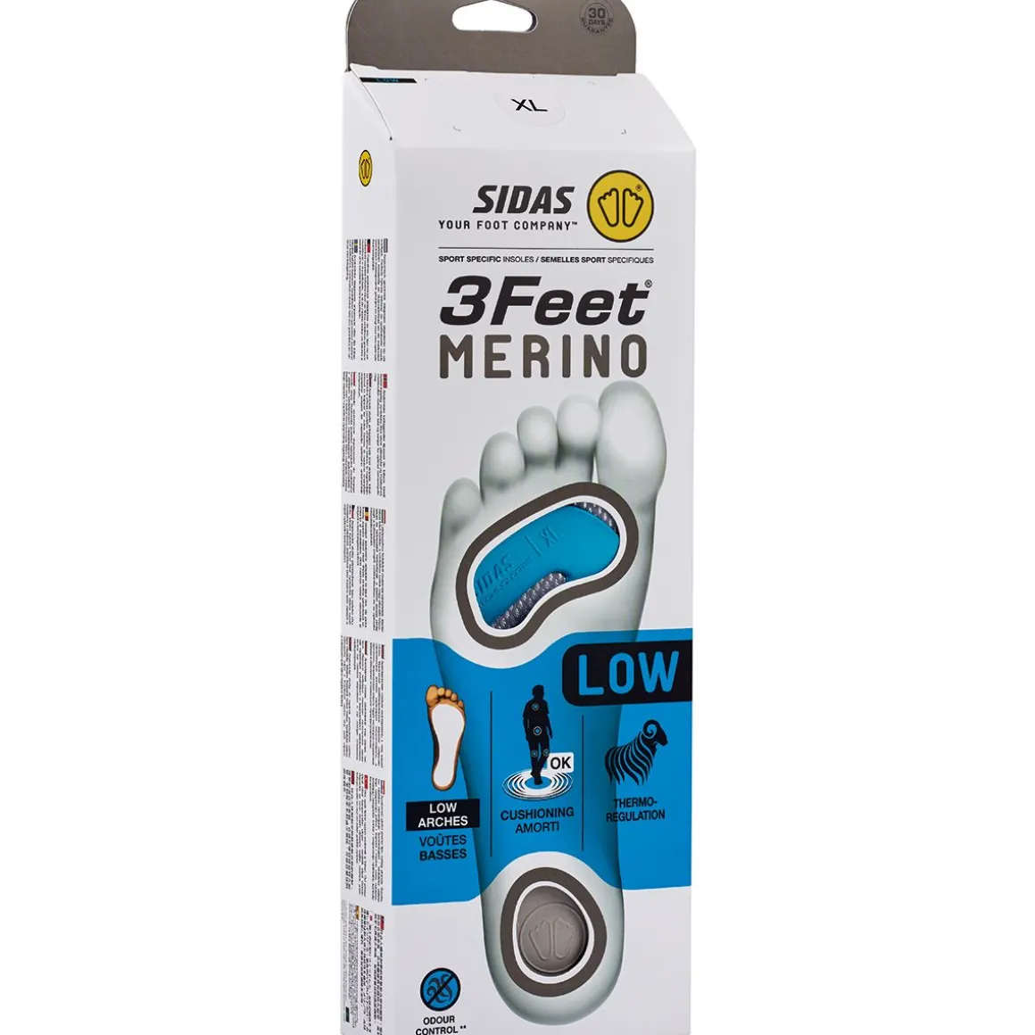 Sidas 3 Feet Merino Low Neutral