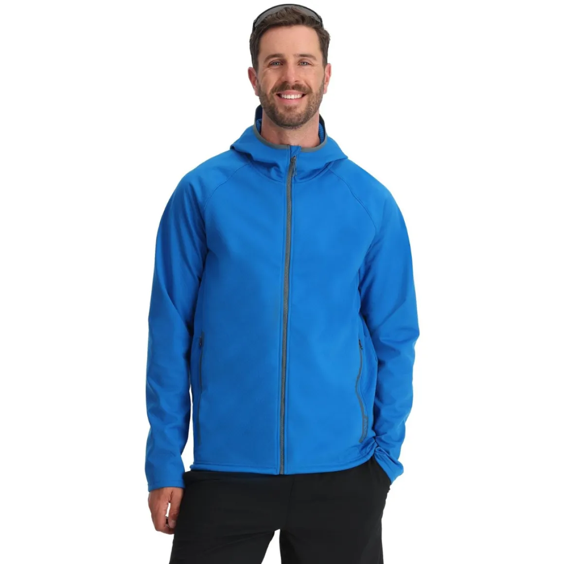 Spyder Mens Gridweb Shellfleece Hoodie
