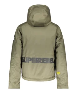 Superrebel Boys Space Ski Technical Fleece Hooded Jacket