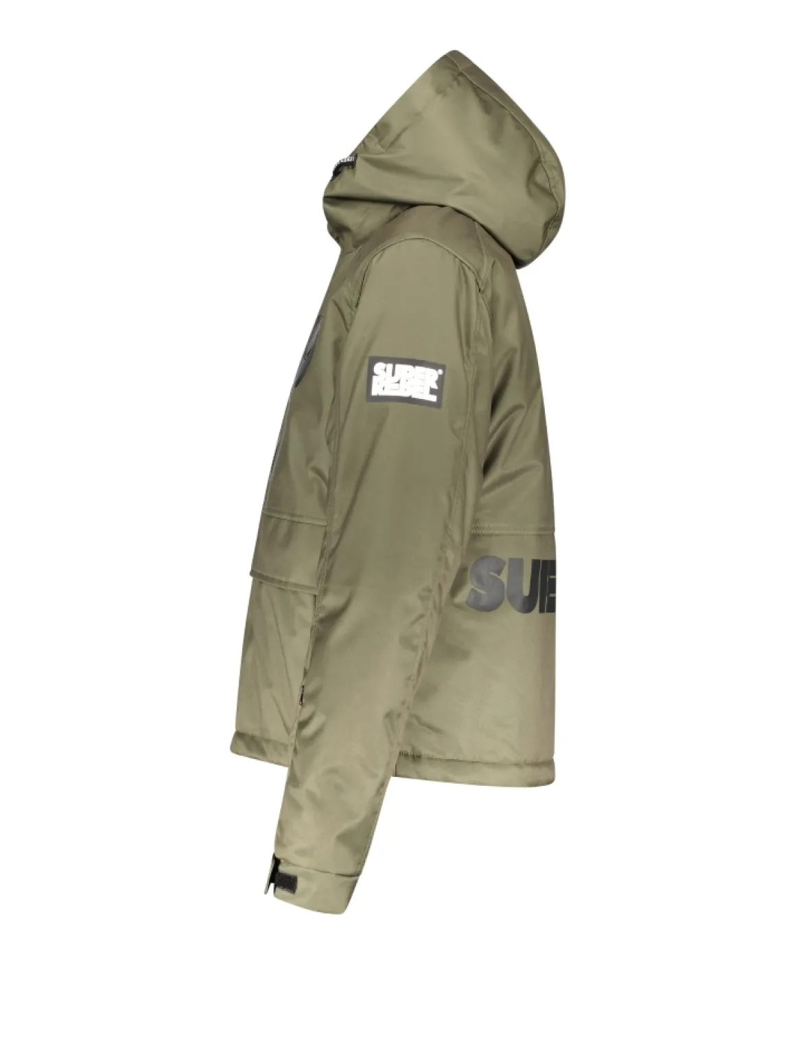 Superrebel Boys Space Ski Technical Fleece Hooded Jacket