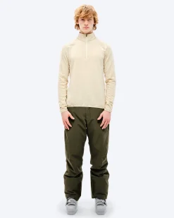 The Mountain Studio Mens Light Tech Fleece Half Zip