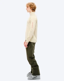 The Mountain Studio Mens Light Tech Fleece Half Zip