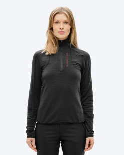 The Mountain Studio Womens Light Tech Fleece Half Zip