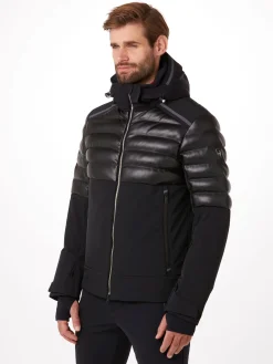 Toni Sailer Mens Lorenz Faux Leather Ski Jacket