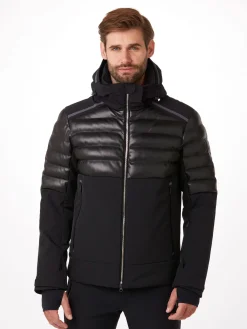 Toni Sailer Mens Lorenz Faux Leather Ski Jacket