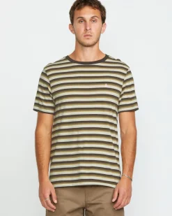 Volcom Mens Level Stone Crew SS