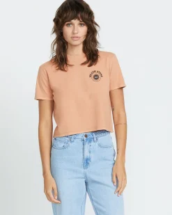 Volcom Womens Dial Crop Tee